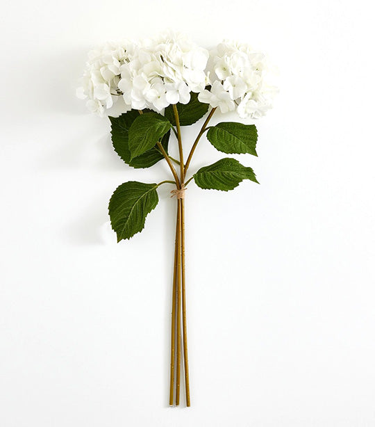 Faux White Hydrangea Bundle