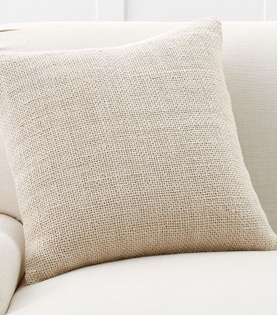 Faye Linen Textured Pillow - 61x61cm