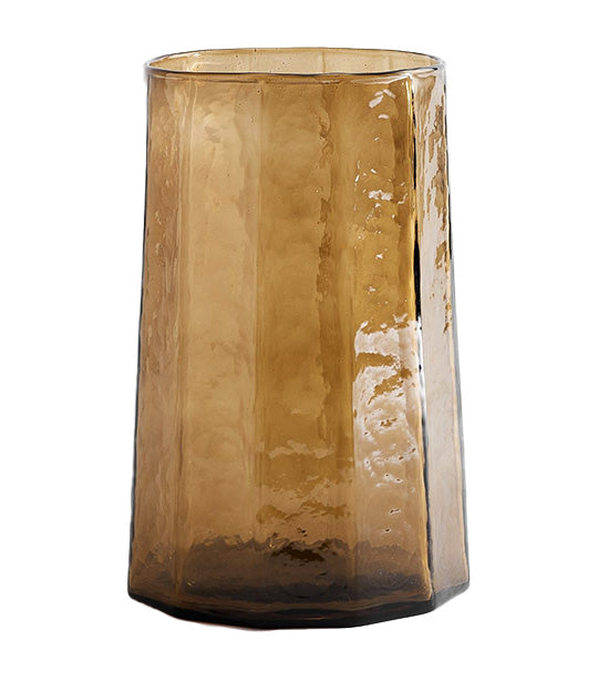 Hammered Café Recycled Hurricane Candleholder