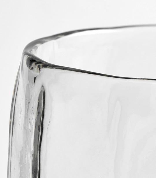 Hammered Café Recycled Hurricane Candleholder