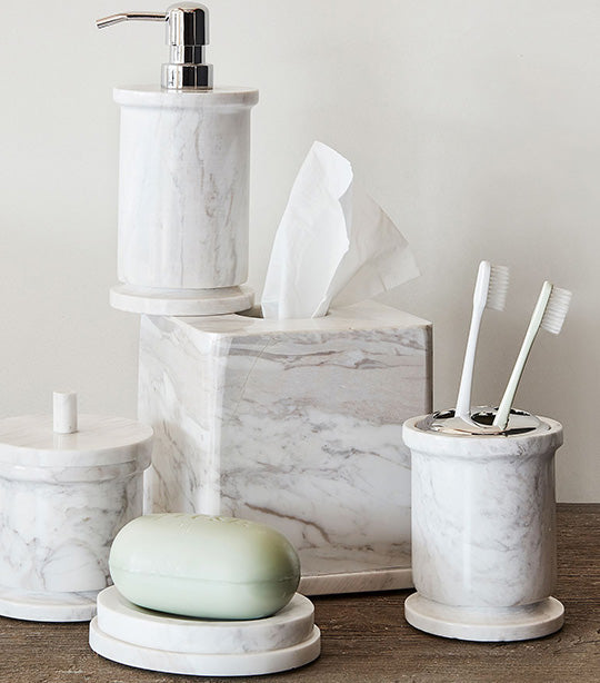 Monique Lhuillier Marble Bathroom Accessories