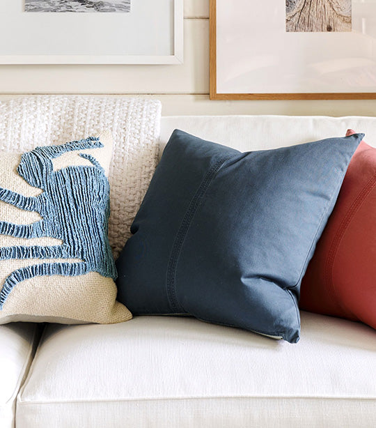 Sunwashed Twill Pillow Cover