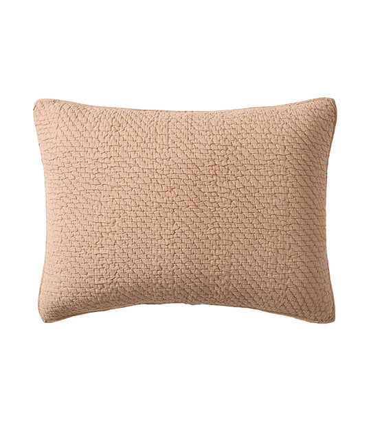 Reflections Matelasse Quilt Shams - Light Terracotta