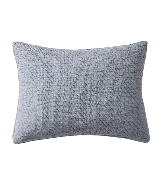 Reflections Matelasse Quilt Shams Arctic Blue