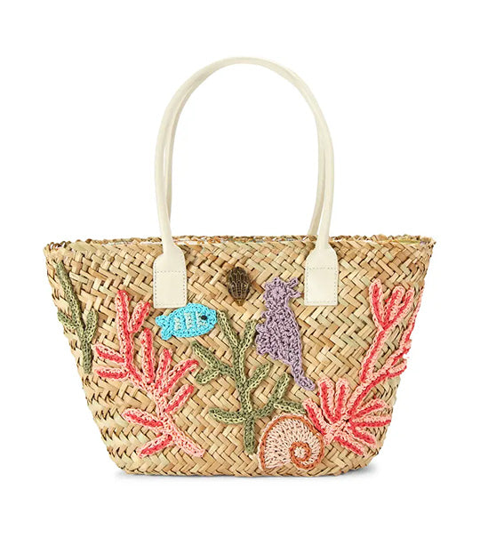 Kensington Basket Bag Beige Comb