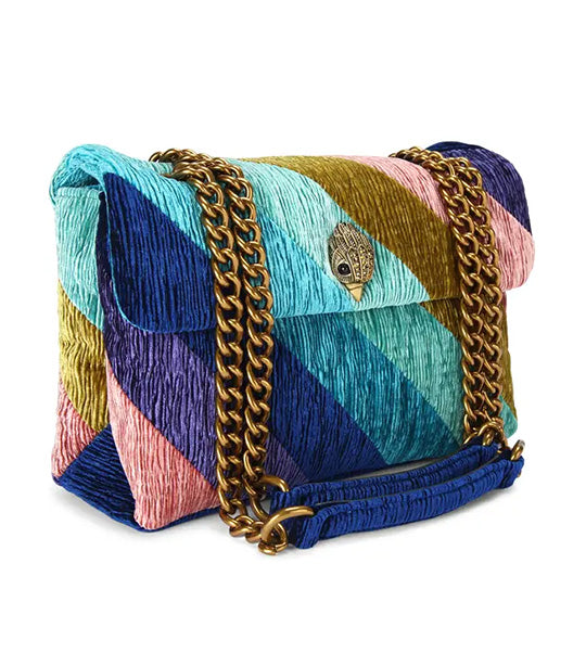 Velvet Soft Kensington Bag Blue Multi