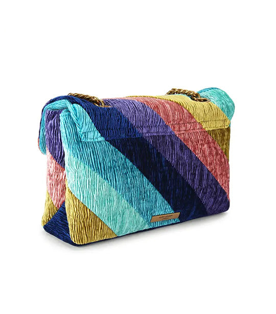 Velvet Soft Kensington Bag Blue Multi