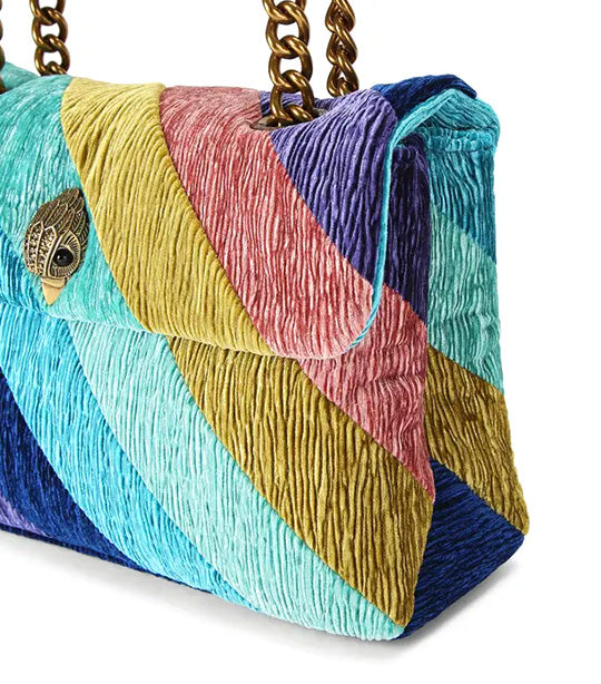 Velvet Soft Kensington Bag Blue Multi