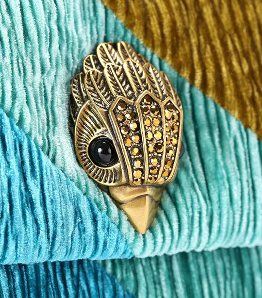 Velvet Soft Kensington Bag Blue Multi