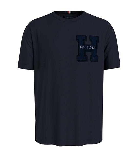 Men's Im Boucle H Embro Tee Desert Sky