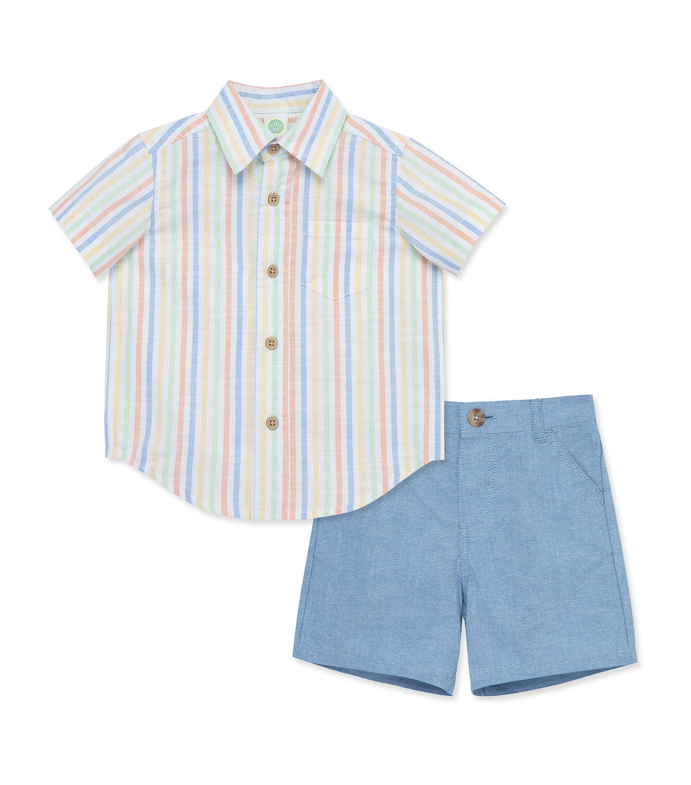 Woven Short Set Stripes