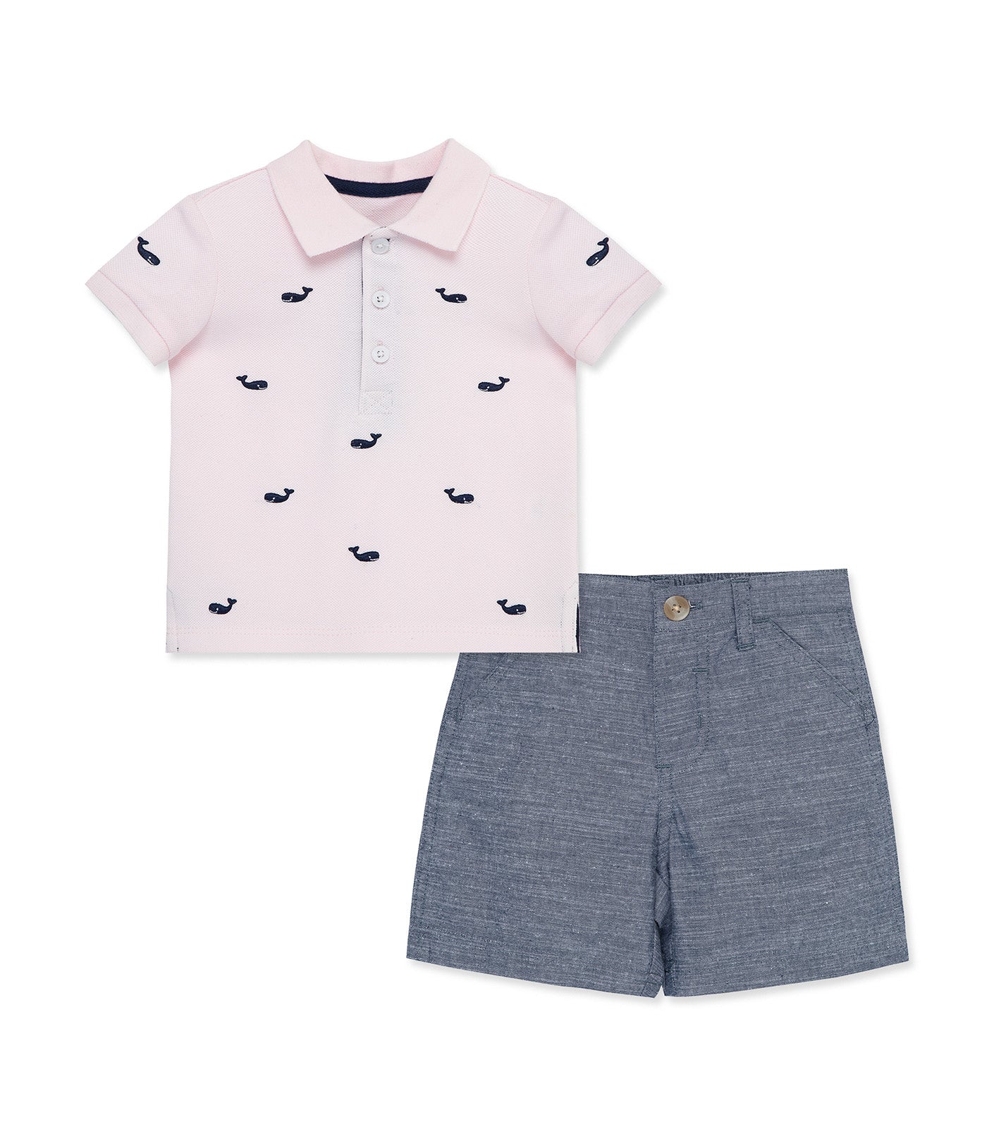 Polo Short Set Whale