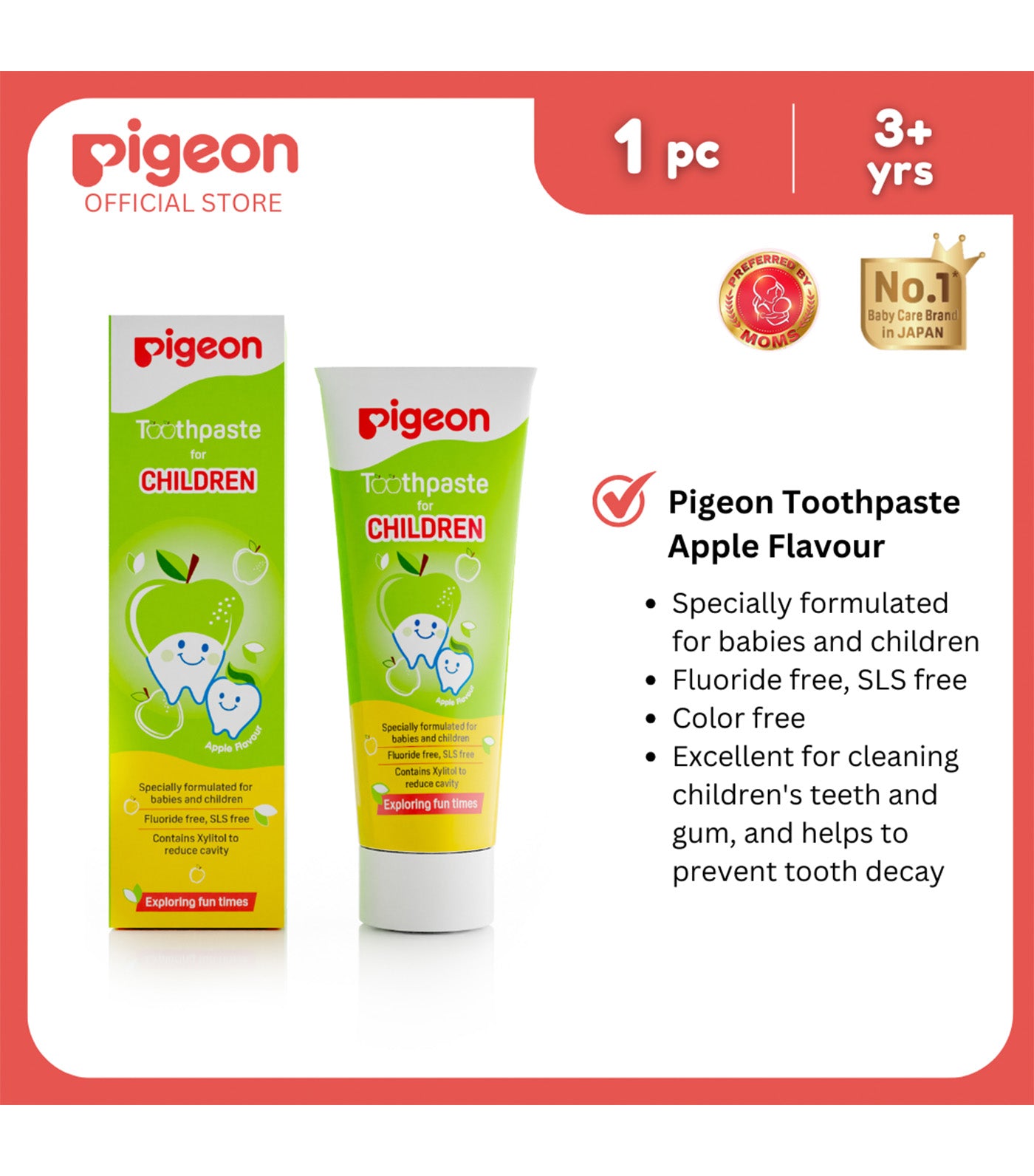 Children's Toothpaste Apple