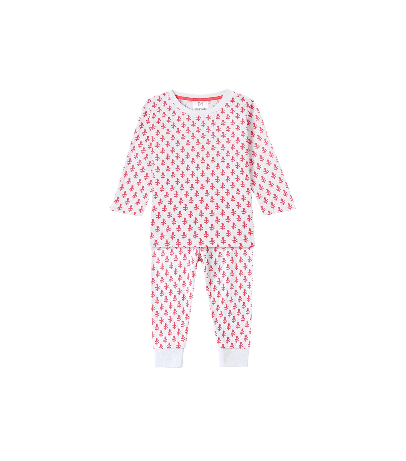 Organic Cotton Knit PJ Set Pink City