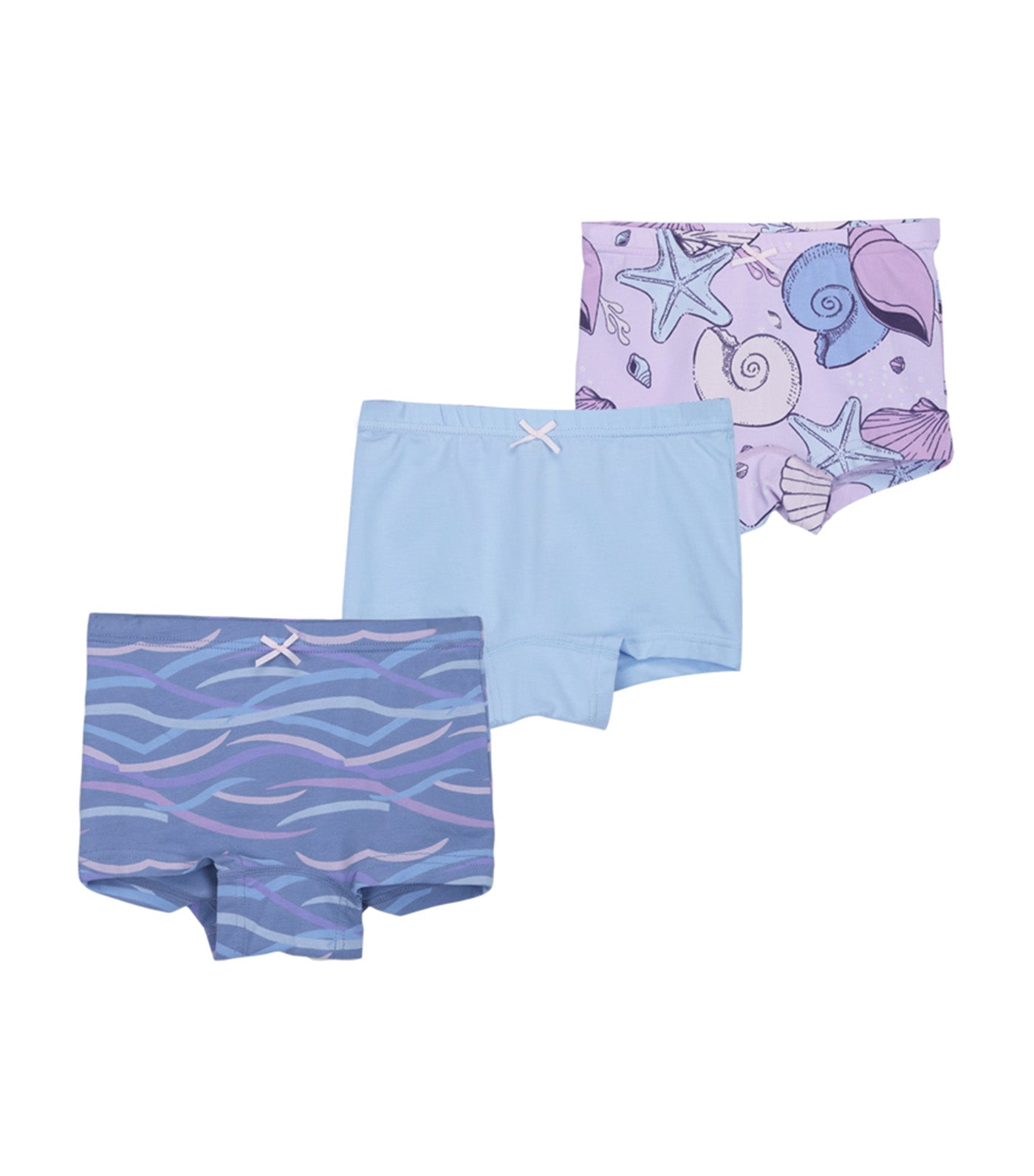Move Under the Sea 3-Pack Bike Shorts for Girls