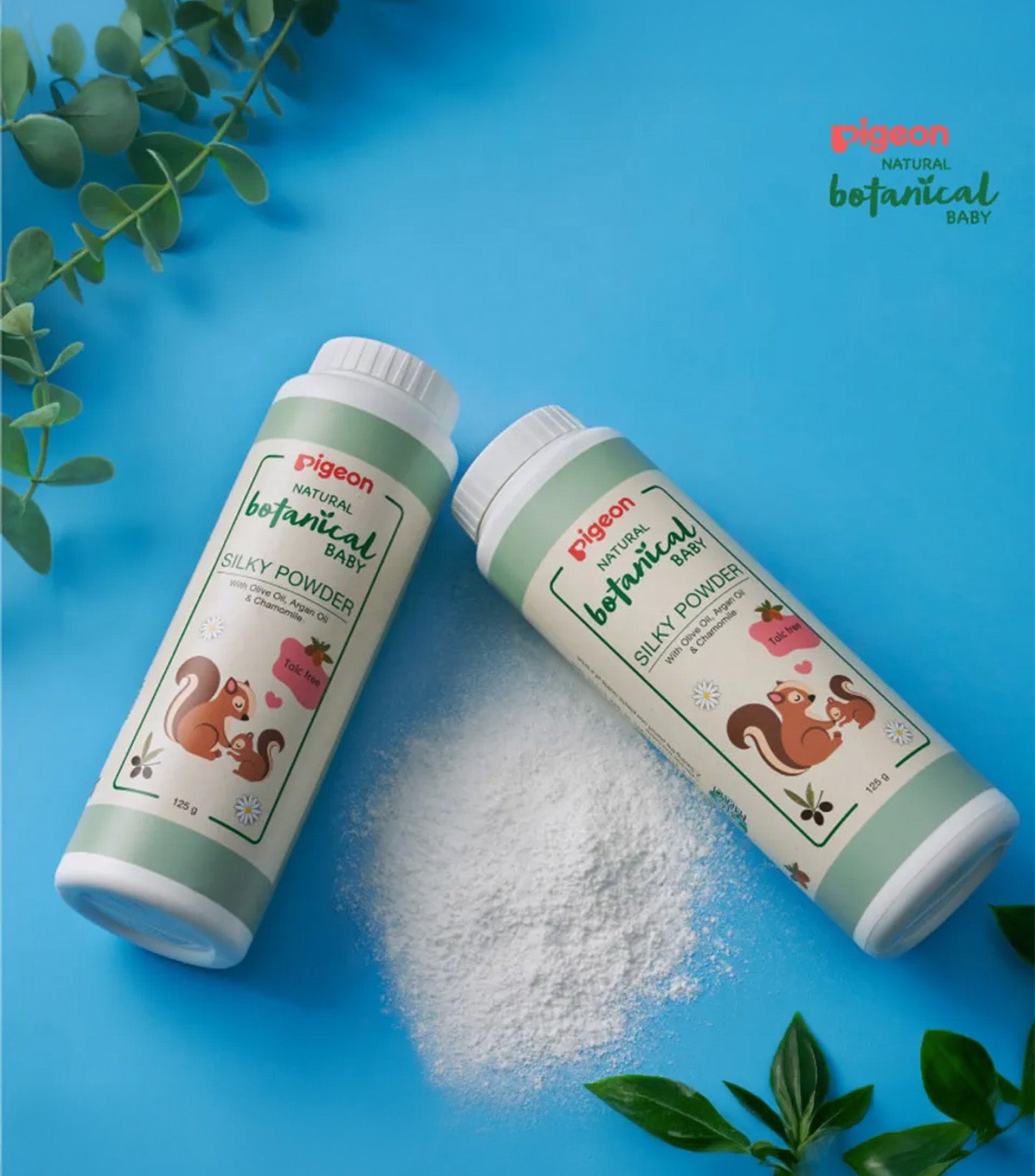 Natural Botanical Baby Silky Powder 125g