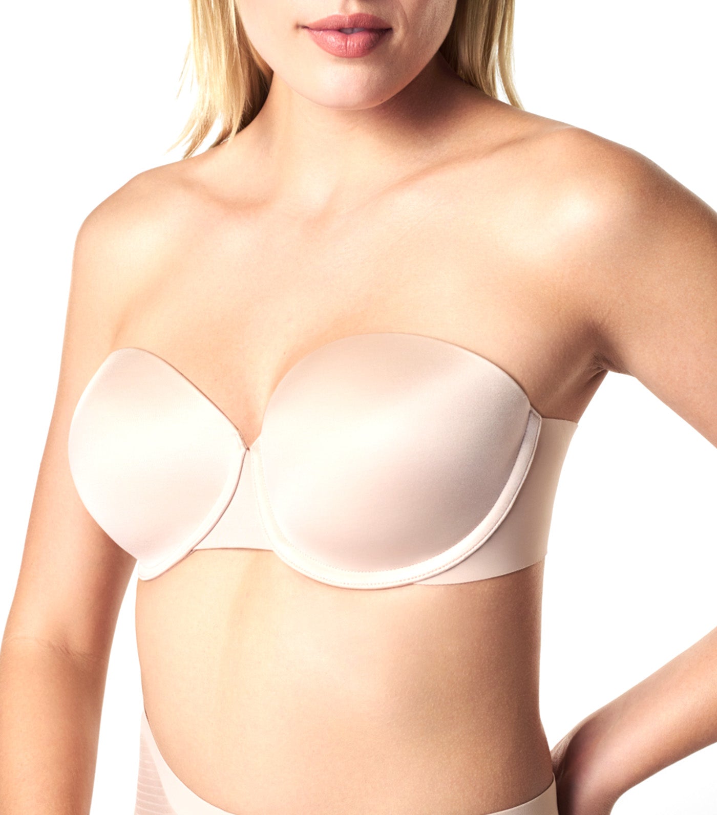 Suit Your Fancy Strapless Bra Champagne Beige