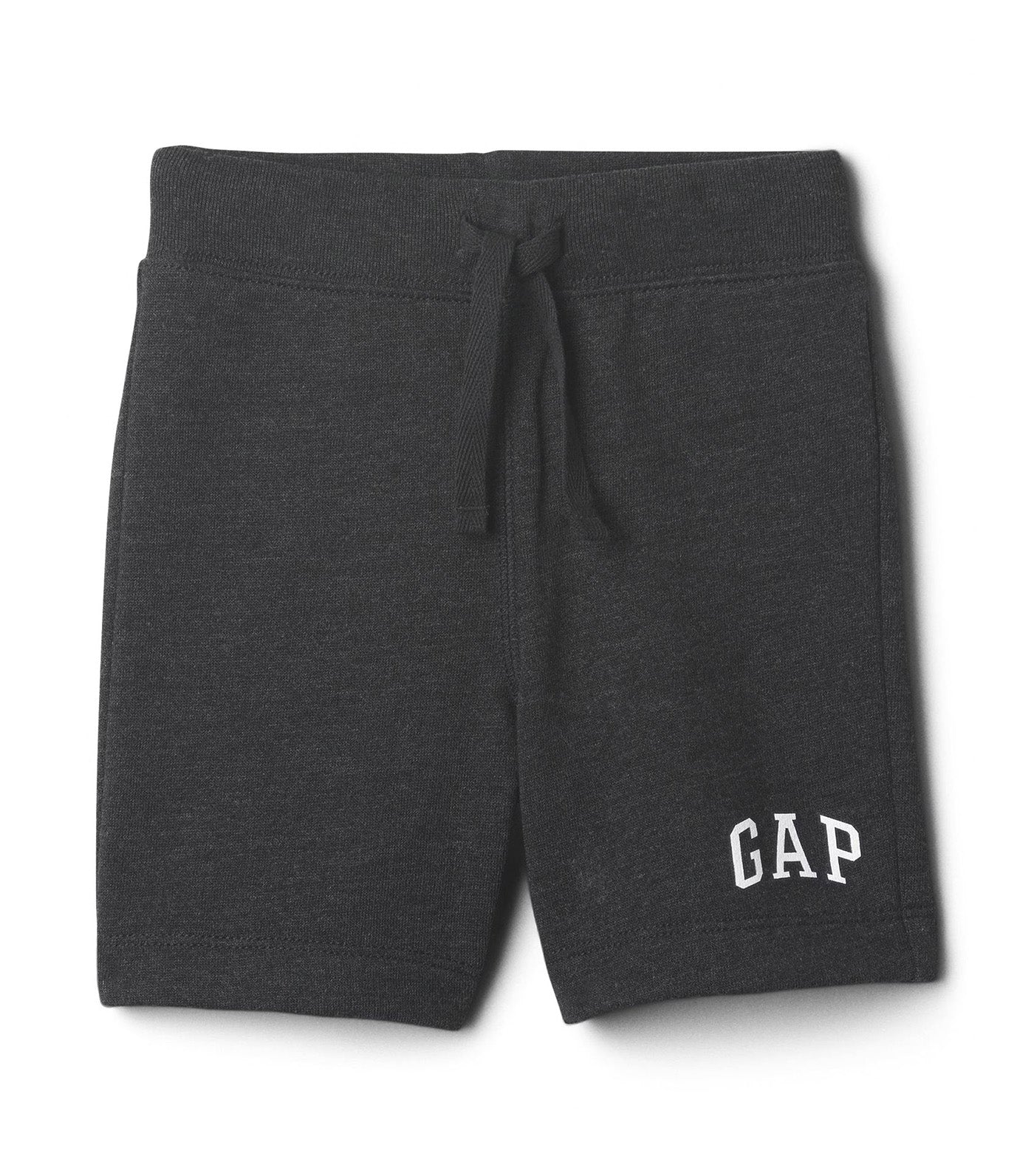 V-Solid Logo Shorts B85 Charcoal Heather Gray