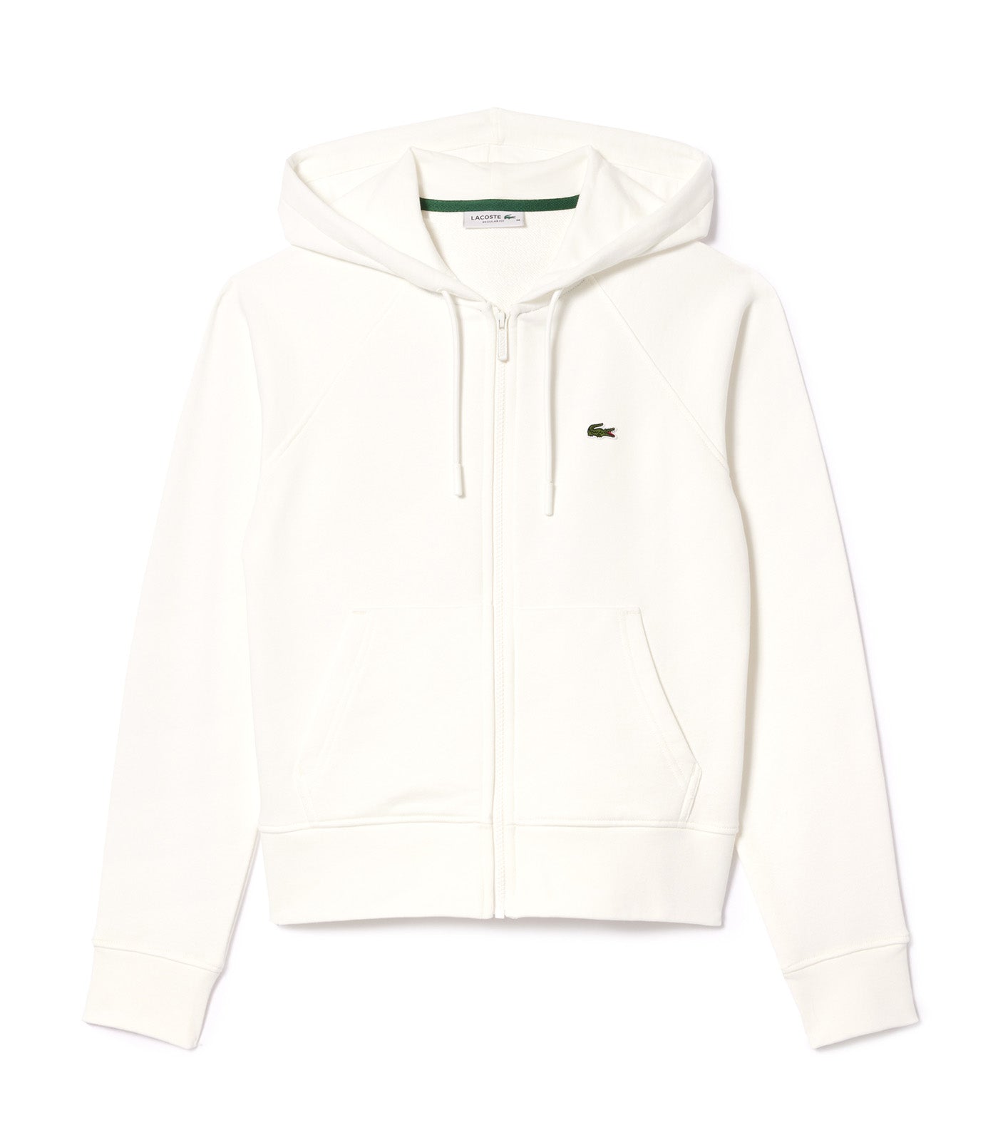 Women's Hooded Organic Fleece Zippered Sweatshirt Flour