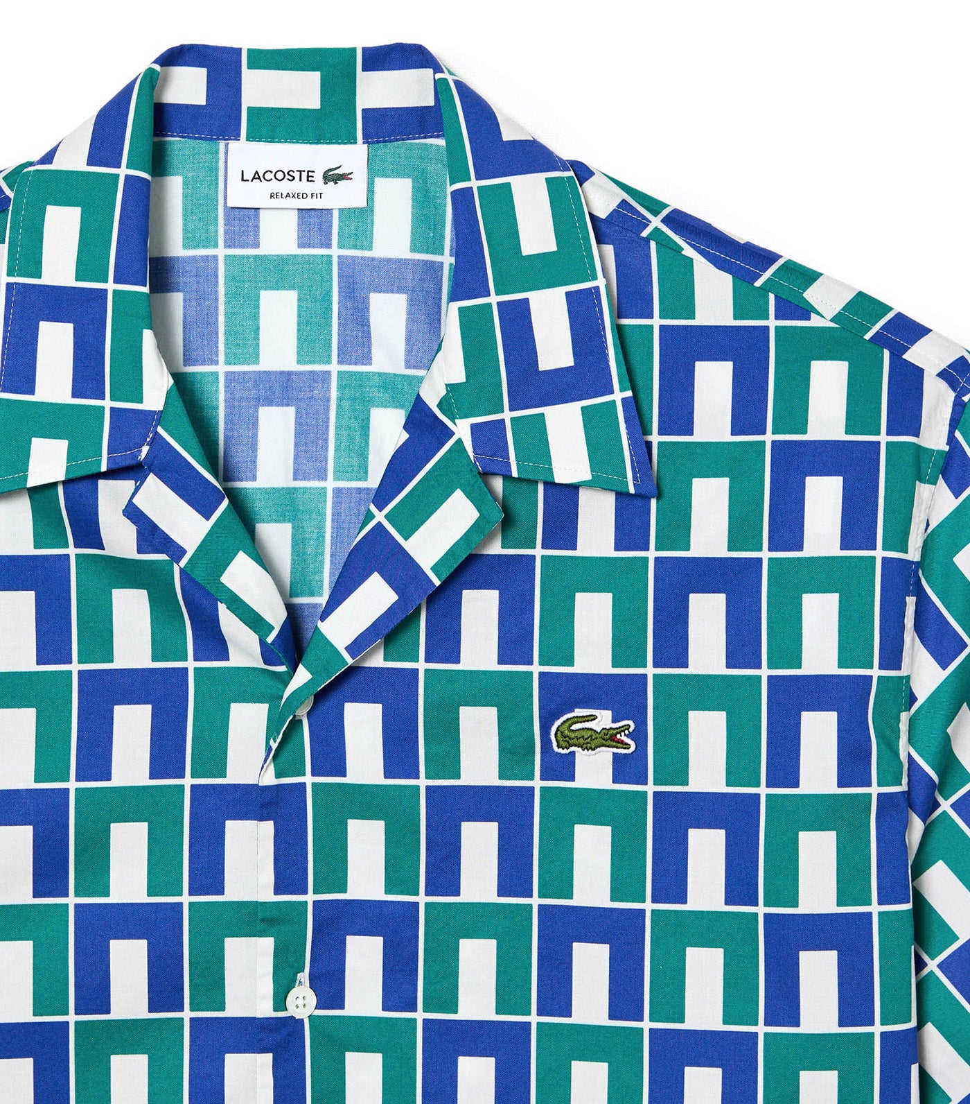 Short Sleeved Robert George Print Shirt Mascarpone/Sloe 0/Undergrowth Green