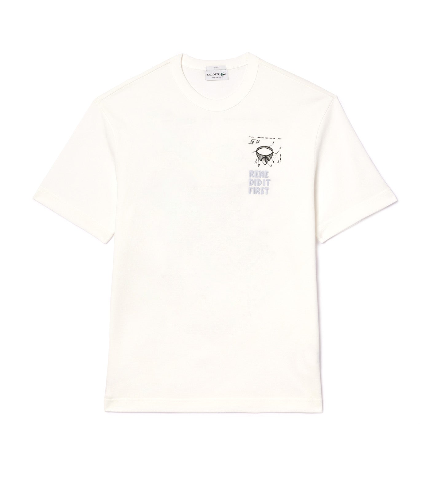 Patent Back Piqué T-Shirt Flour/Polo
