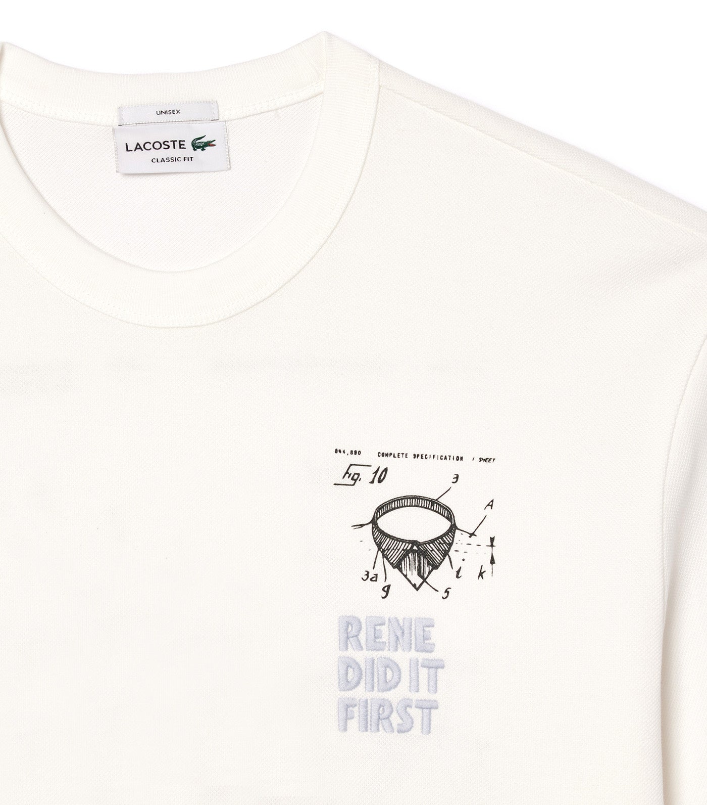 Patent Back Piqué T-Shirt Flour/Polo