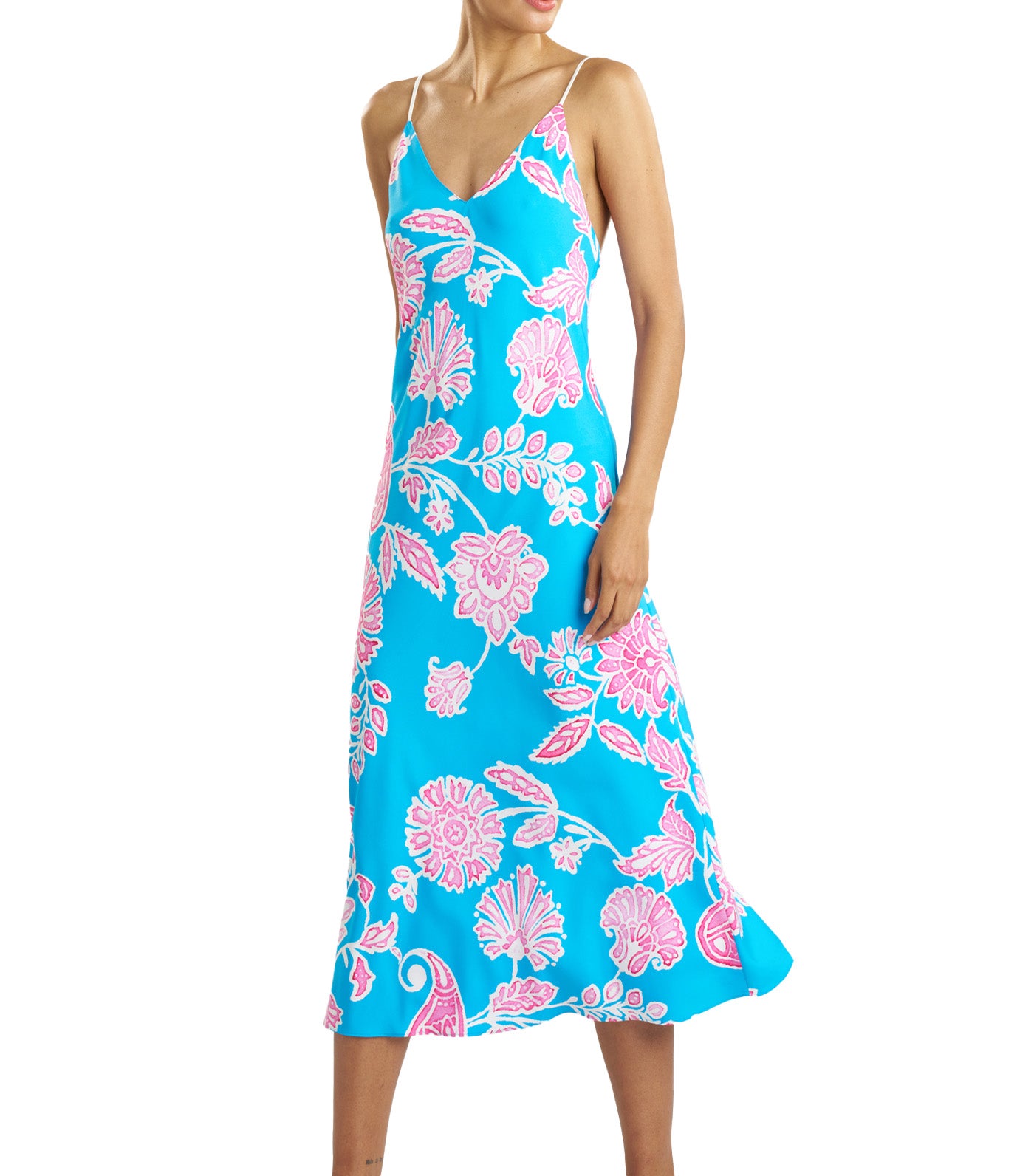 Sanremo Gown Teal/Pink