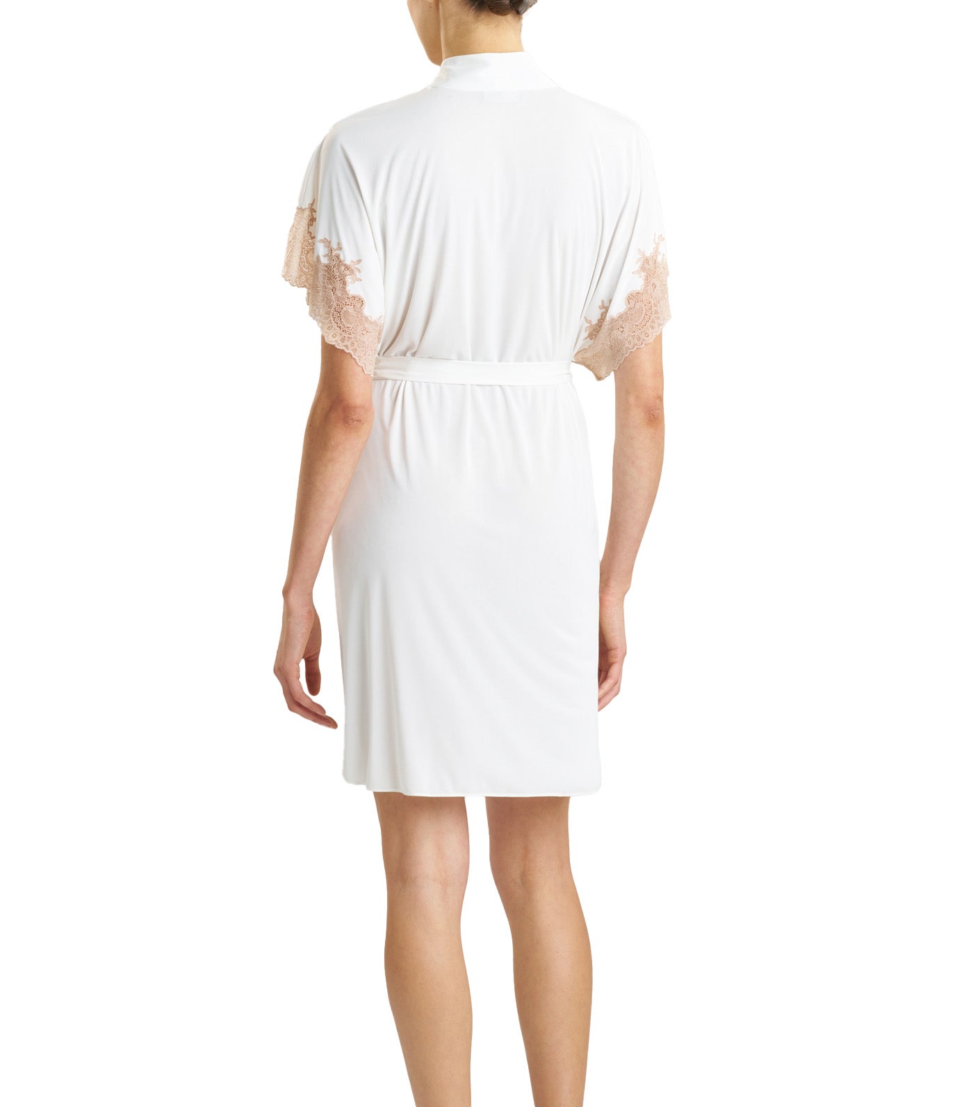 Enchant Lace Applique Wrap Ivory/Cafe