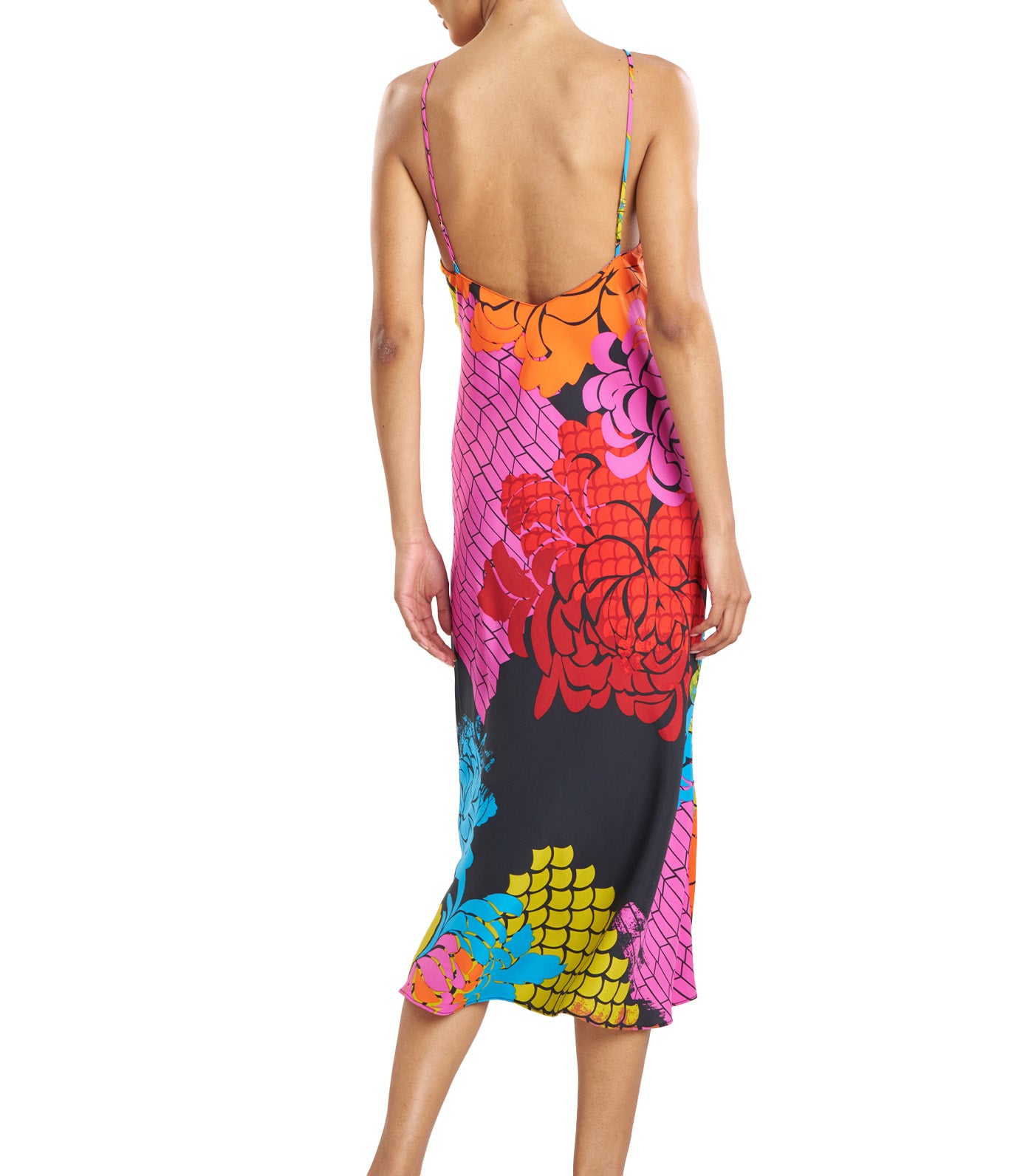 Rimini Gown Black Multi