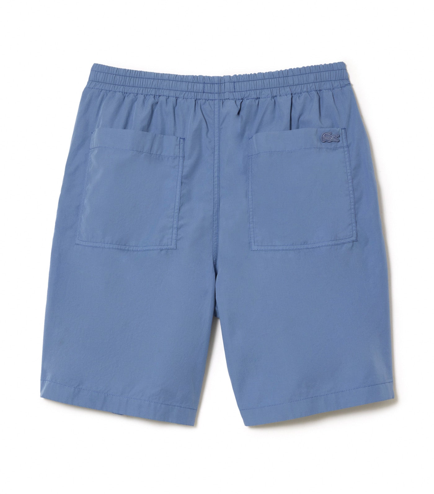 Relaxed Fit Washed Effect Elastic Bermuda Shorts Stonewash