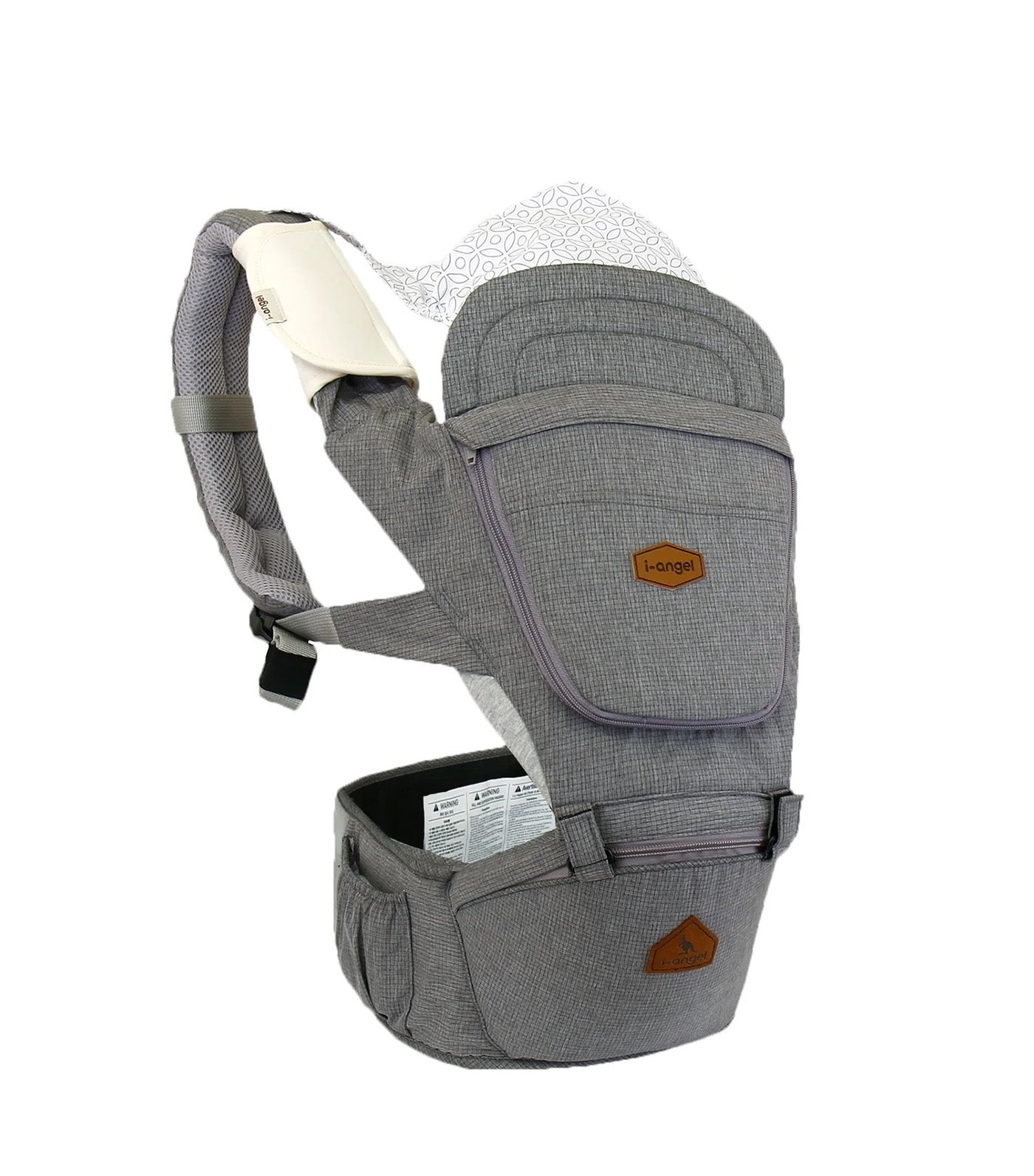 i-angel Light Hipseat Carrier Charcoal