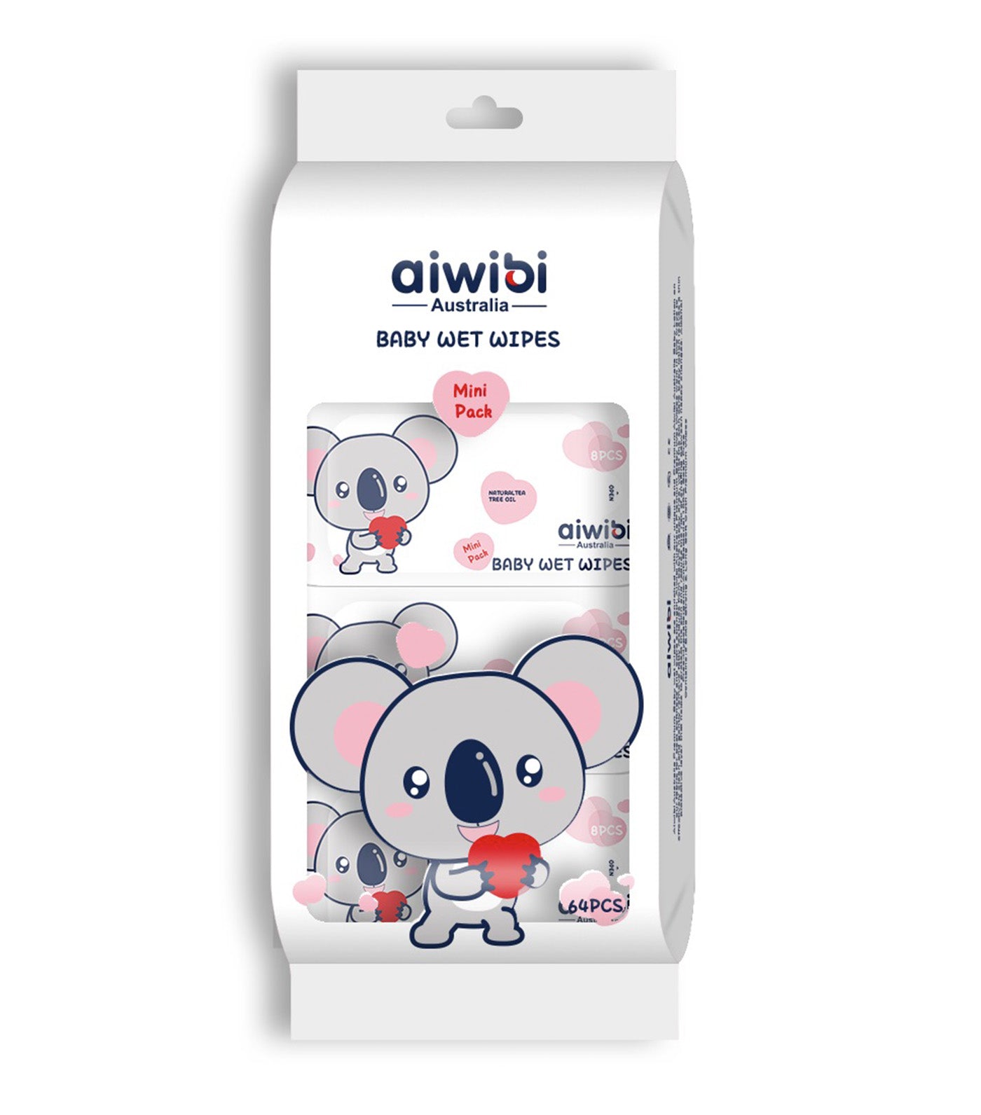 Mini Pocket Portable Wipes Bundle of 8 Packs