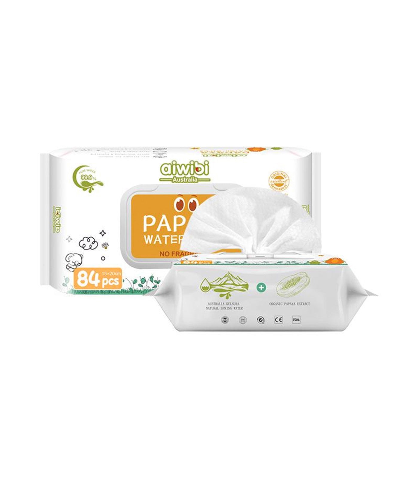 Papaya Water Wipes