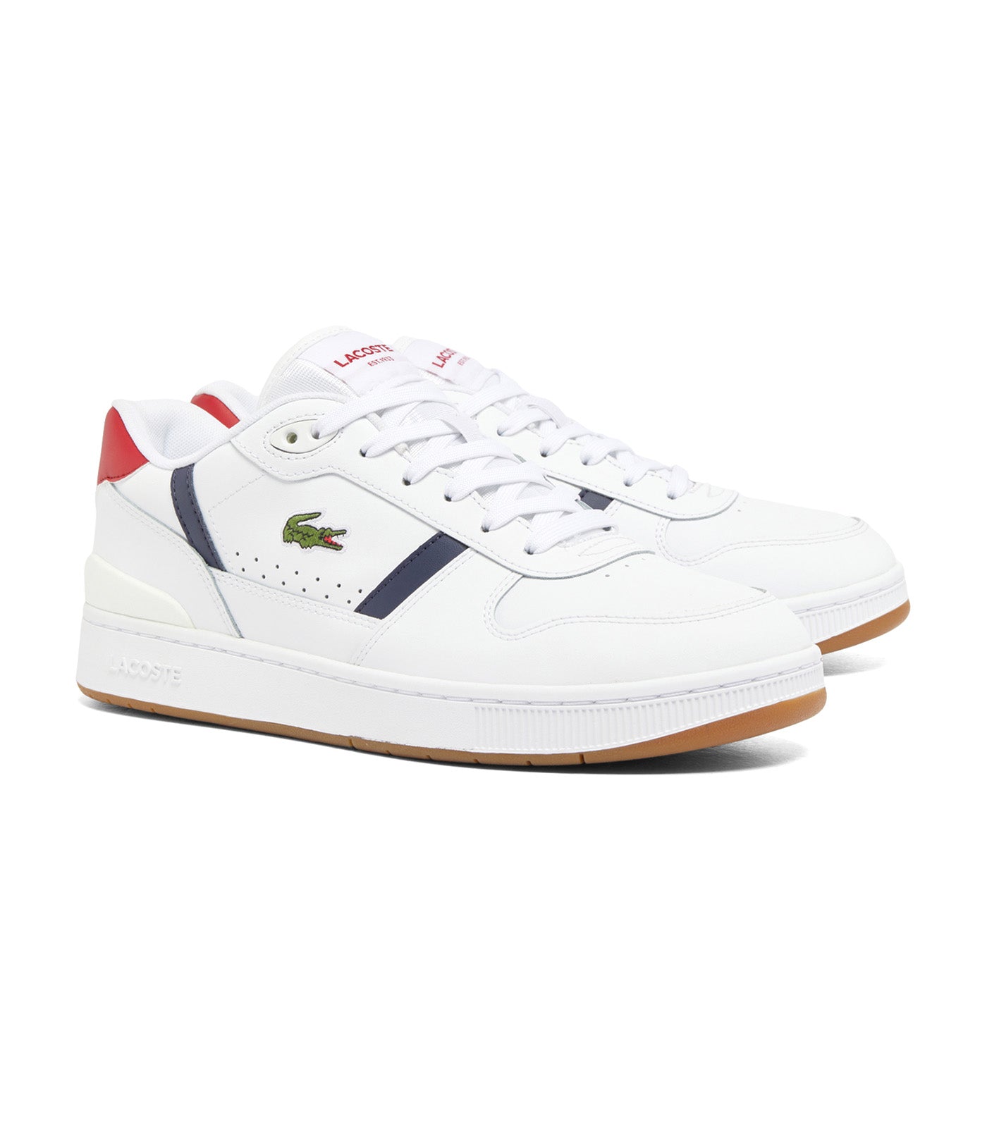 Men's T-Clip Set Leather Trainers
