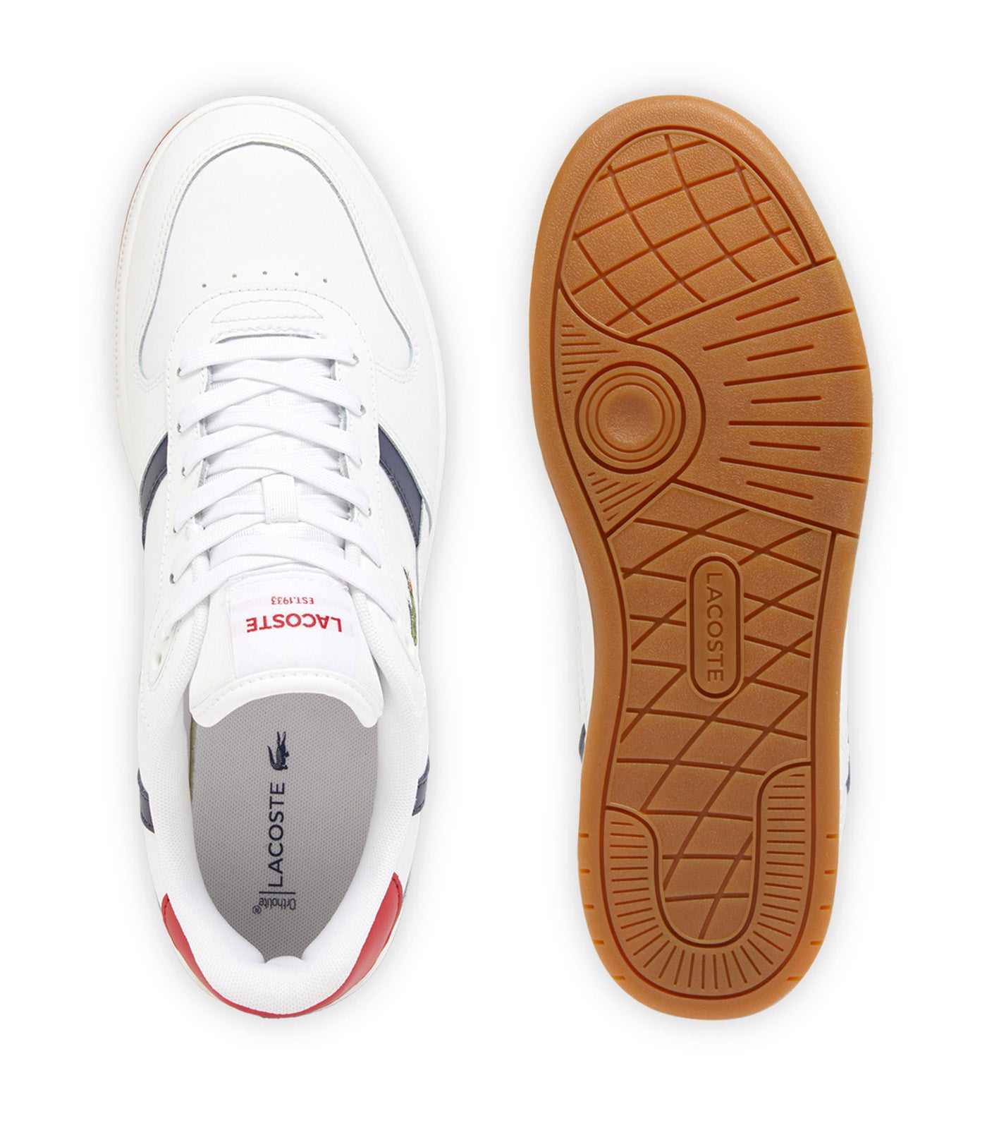 Men's T-Clip Set Leather Trainers