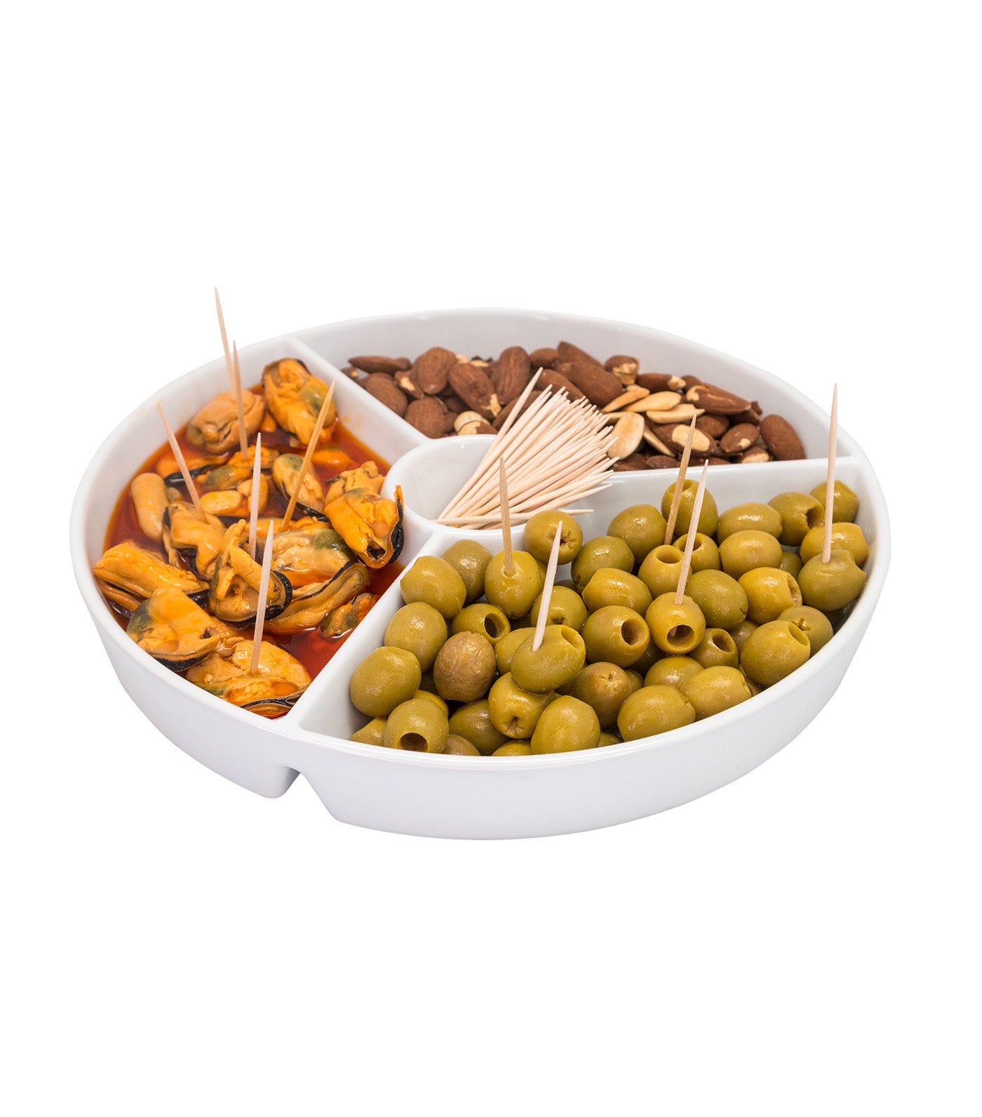 Big Porcelain Snacks Plate