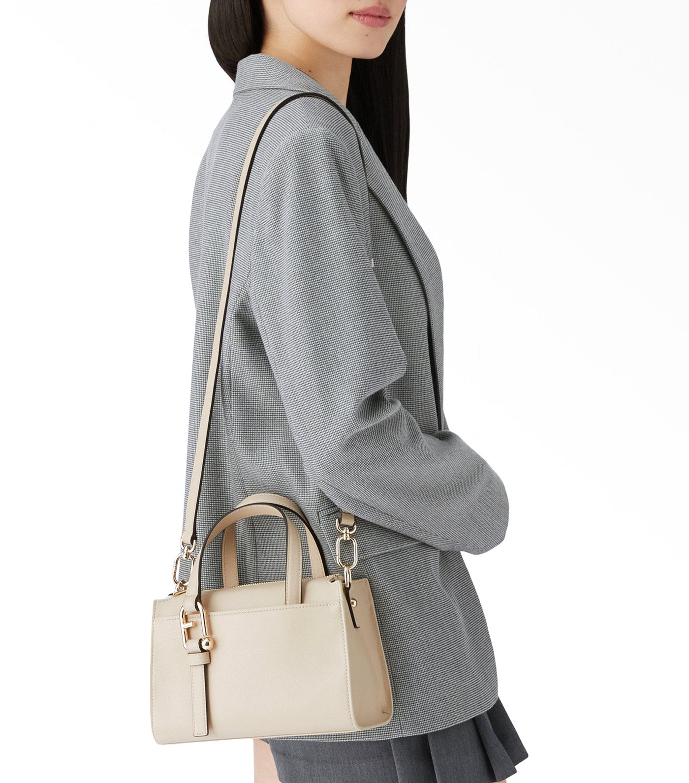 Nuvola S Boston Bag Avena