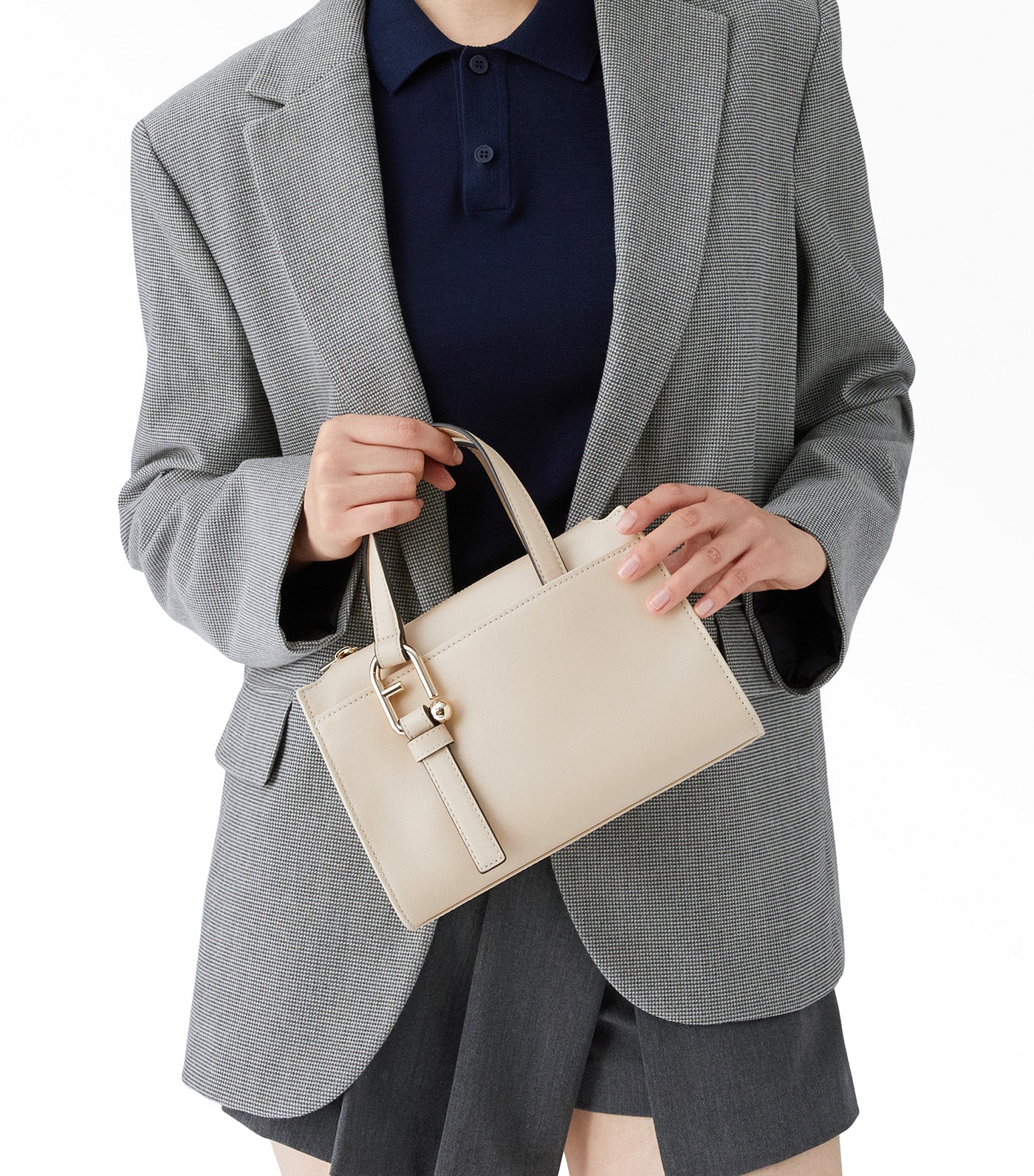 Nuvola S Boston Bag Avena