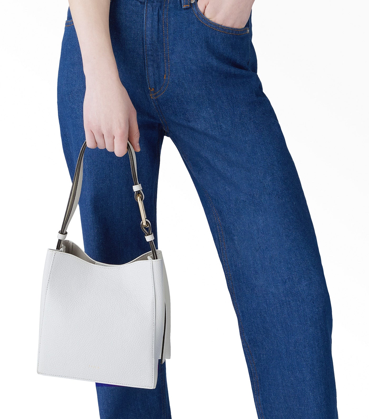 Nuvola Mini Bucket Bag Marshmallow