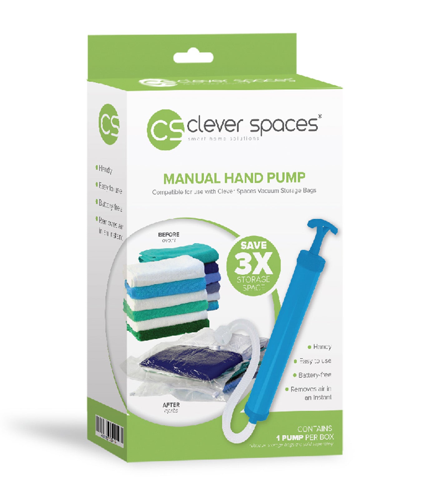 Manual Vacuum Hand Pump White