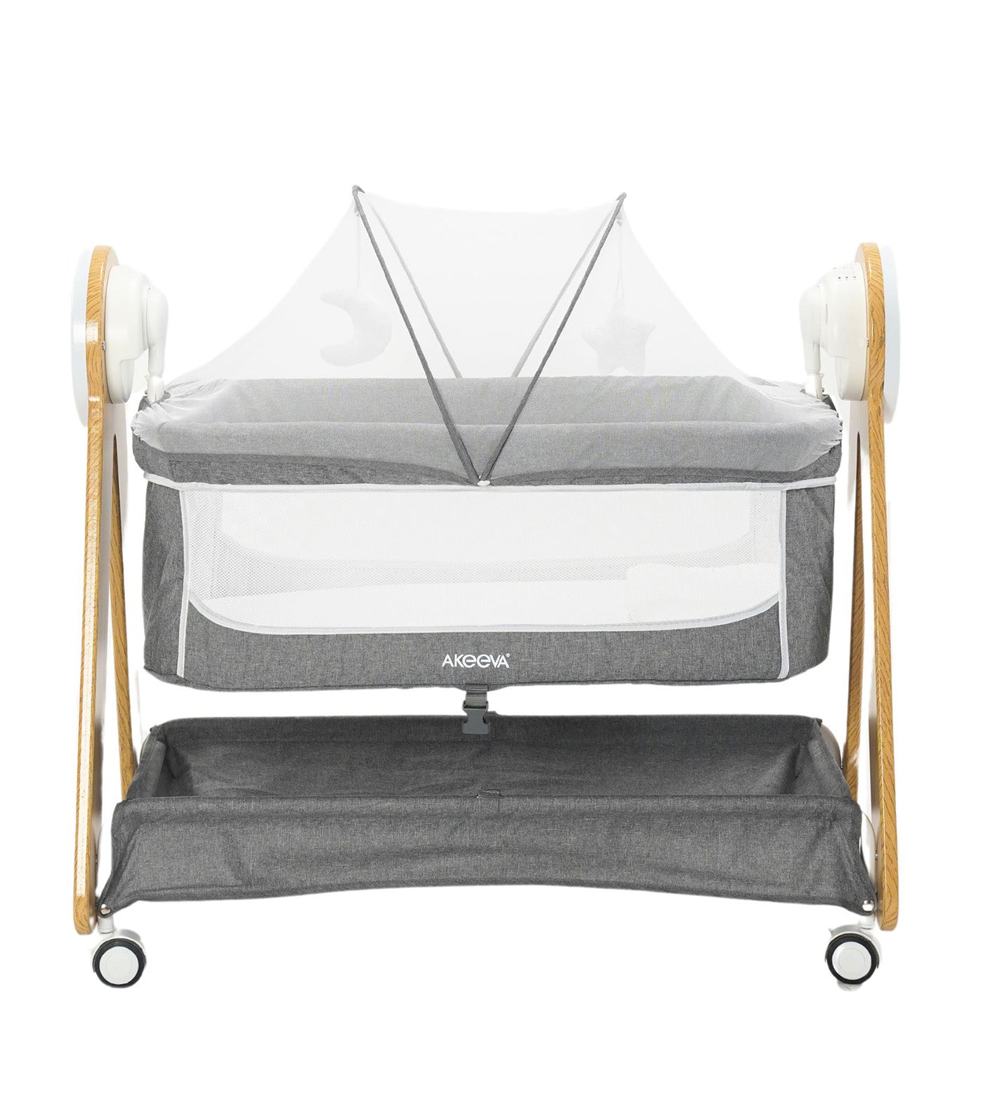 Classique Autosway Swing Crib Dark Gray