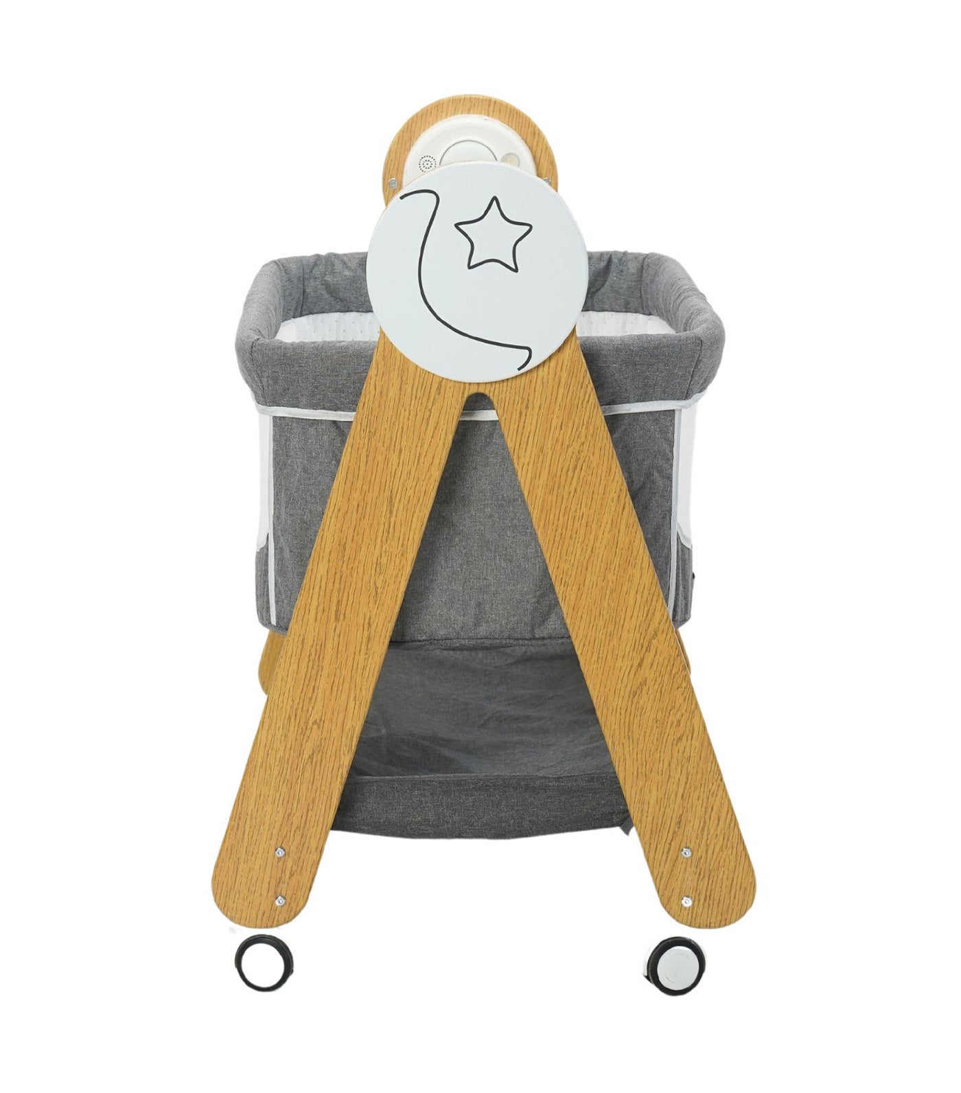 Classique Autosway Swing Crib Dark Gray