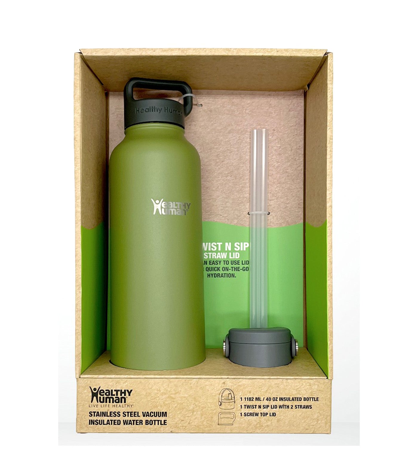 40oz Stainless Steel Stein Water Bottle