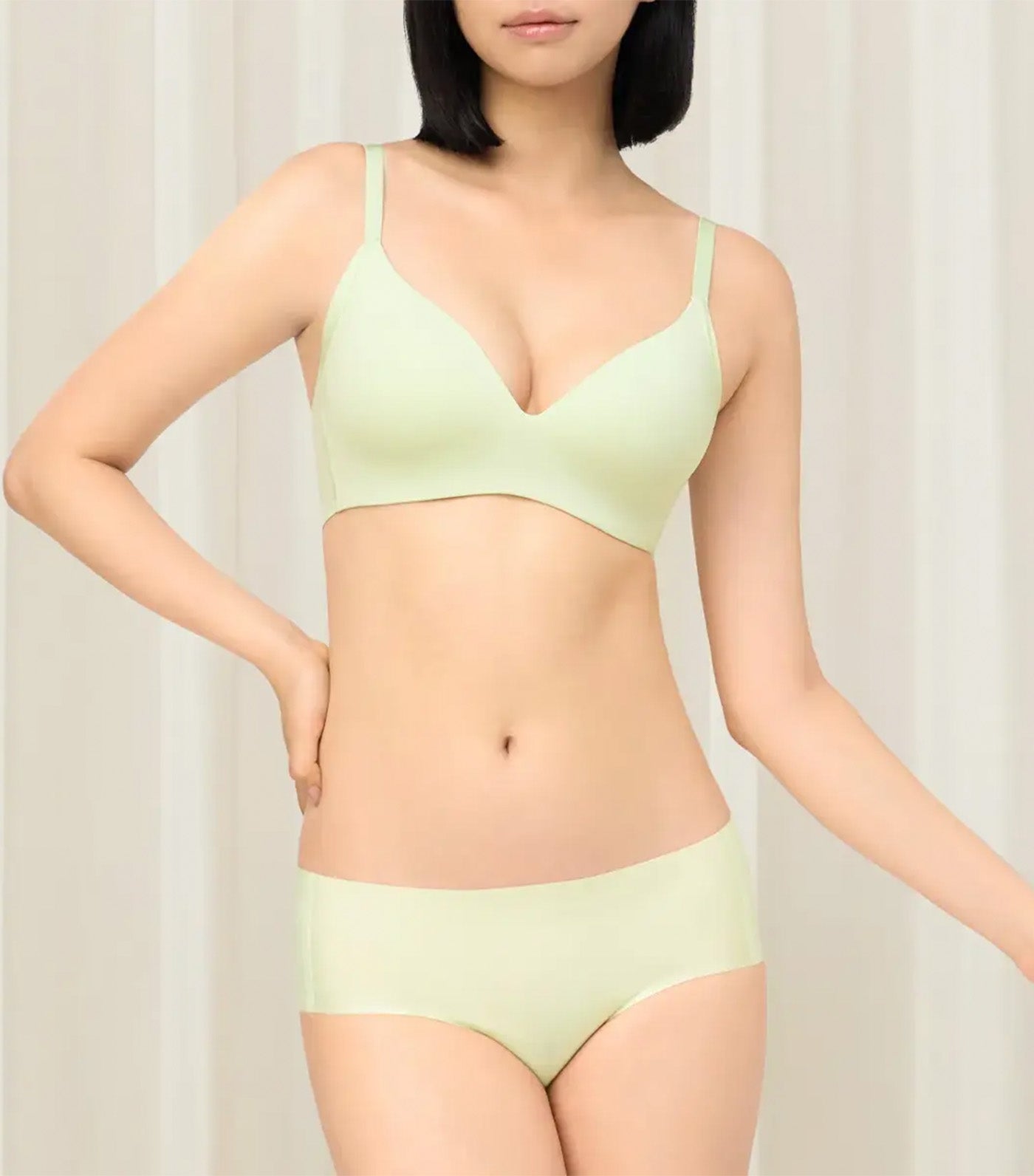 Tri-Zone Non Wired Padded Bra Sherbet Green