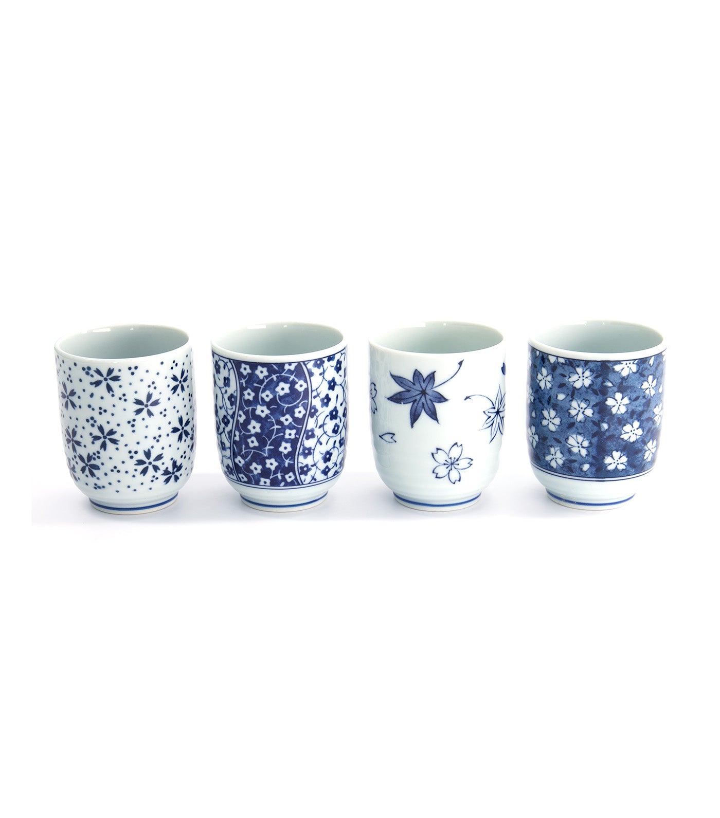 Tokyo Design Studio Teacup 160ml Set of 4 Blue/White