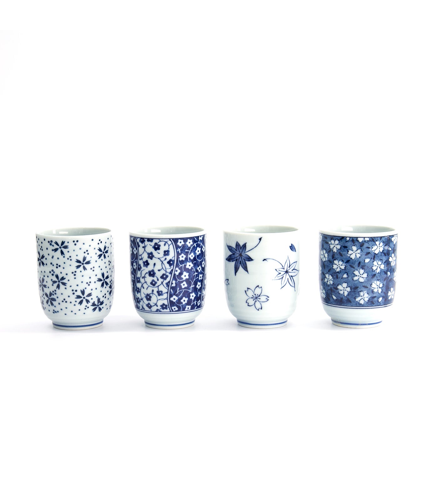 Tokyo Design Studio Teacup 160ml Set of 4 Blue/White