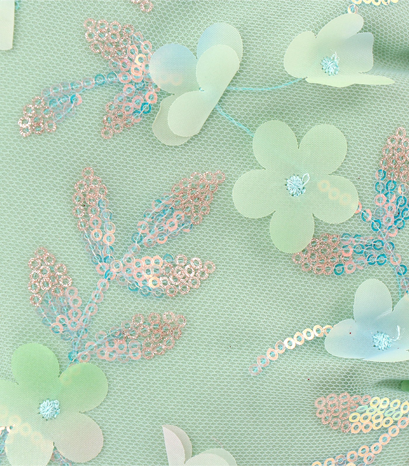 Ribbon Bow Pillow, Floral, Green