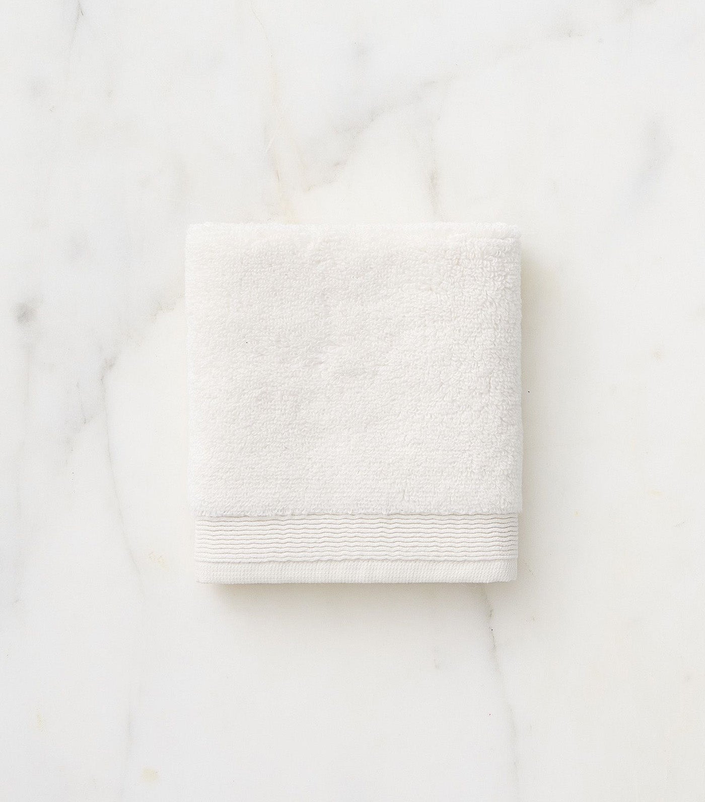 Plush Fibrosoft™ Towels Washcloth White