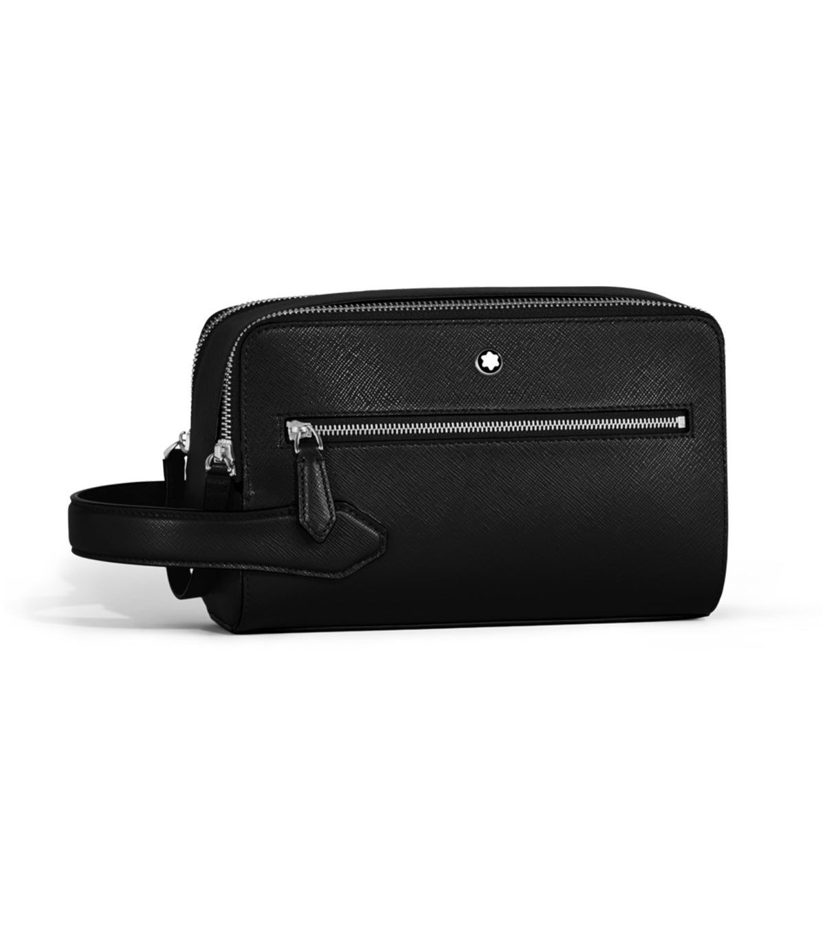 Sartorial Washbag 2 Zips Black