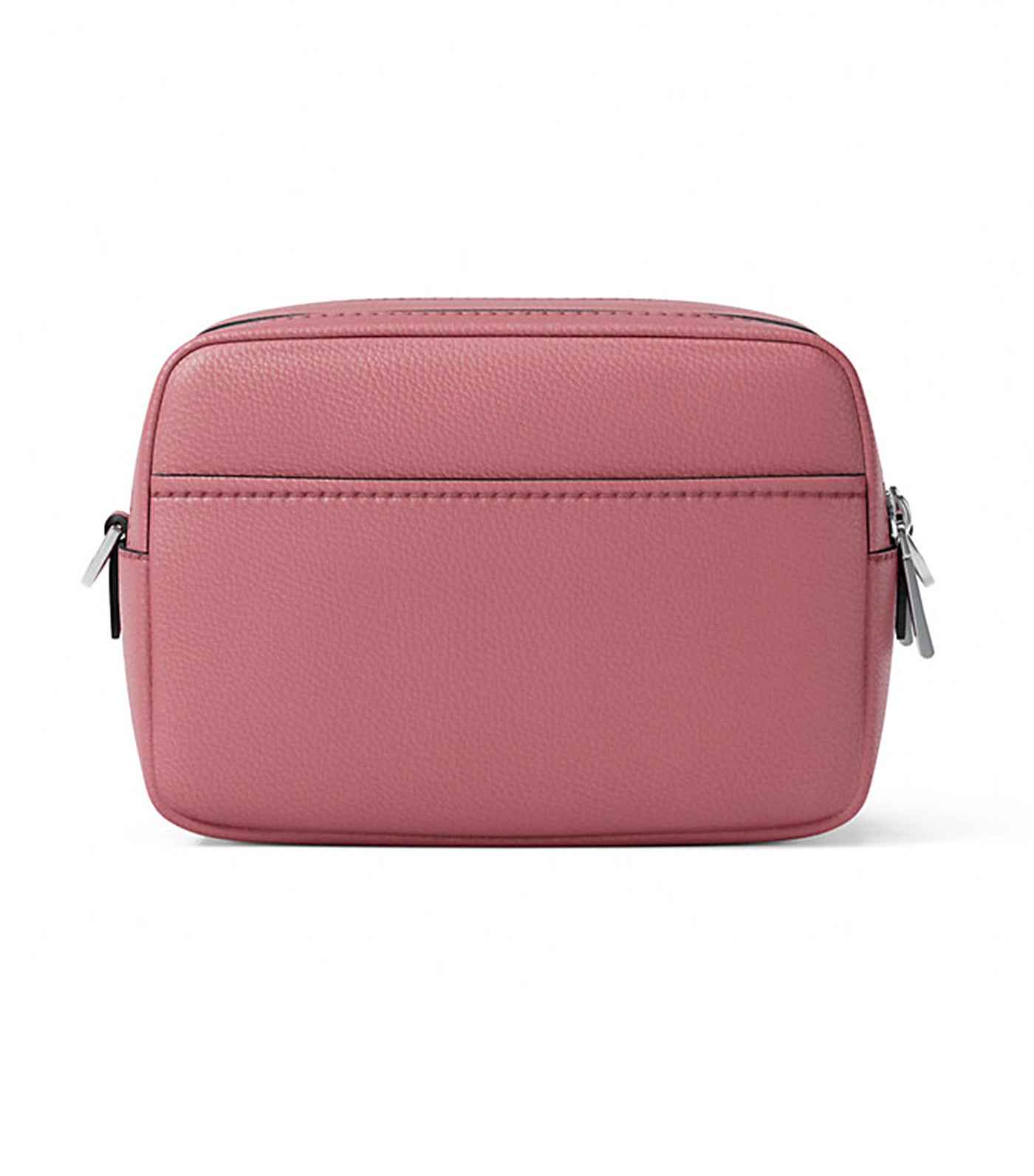Bryant Medium Pebbled Leather Camera Crossbody Bag Rose